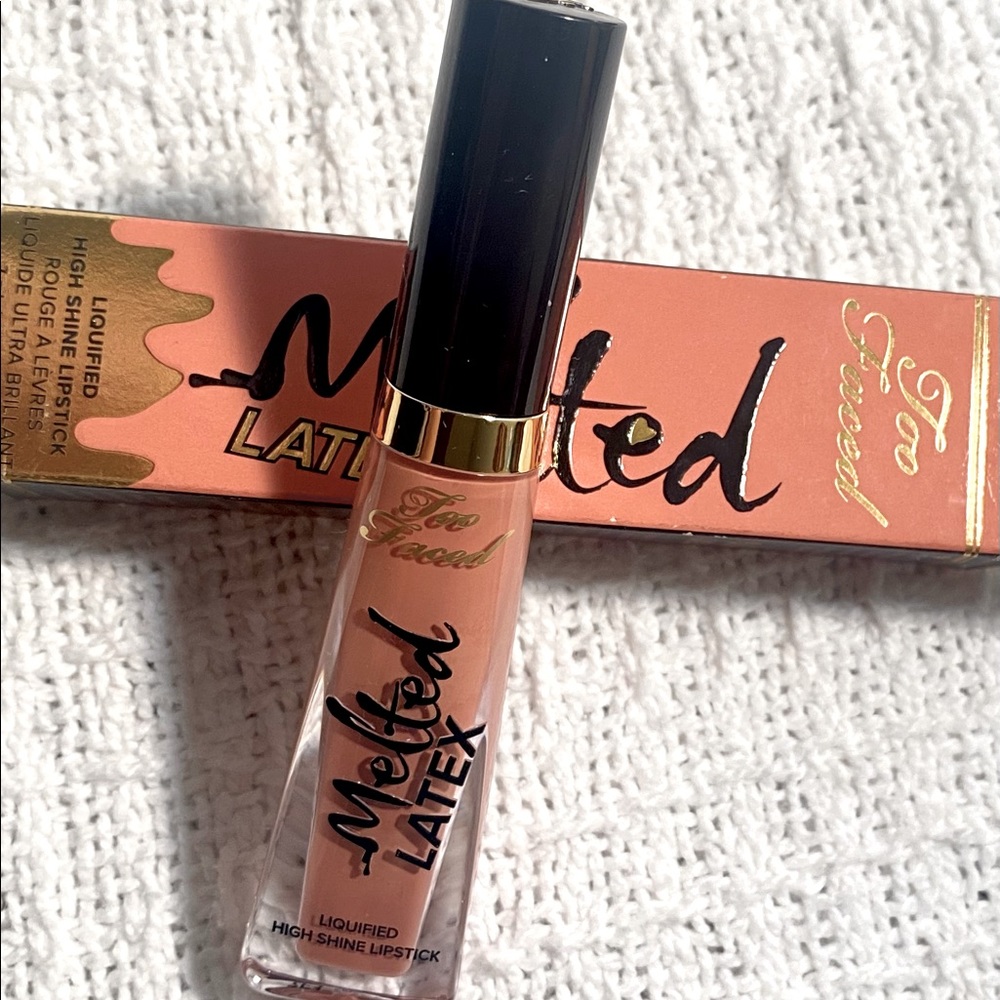 NWOT never used Too Faced Melted Liquid Latex Lipstick in Hopeless Romantic